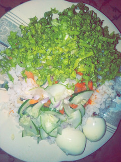 Special Shinkafa da wake mai salad ainihin hoton girkin