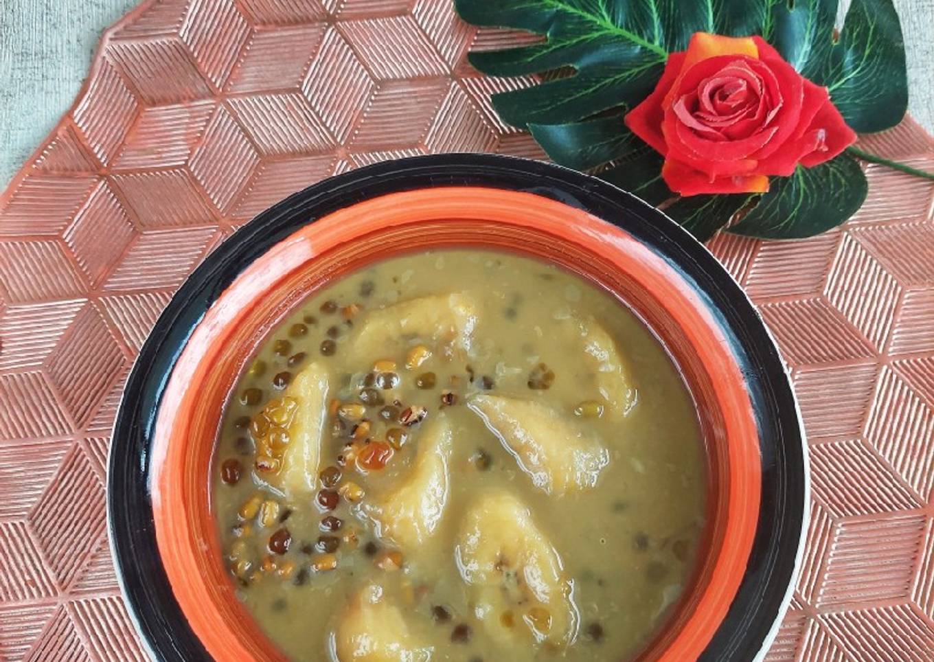 Resep Kolak Mutiara Pisang Kacang Hijau, Lezat