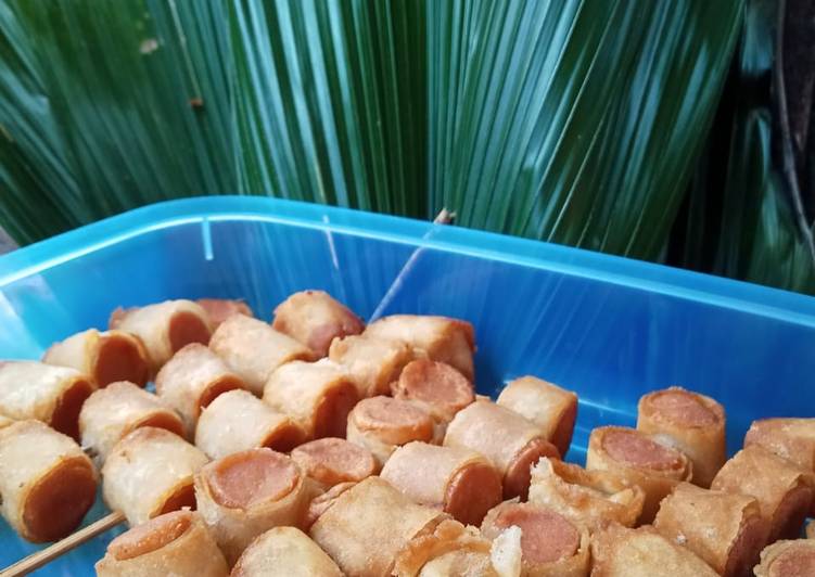 Simple Way to Prepare Quick Sate Sosis Kripsy
