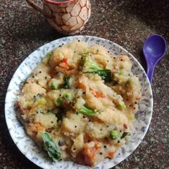 A picture of Vegetable Upma.