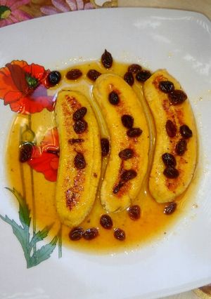 Foto resep Pisang bakar istimewa 😍 # pisang bakar caramel saus jeruk🍌🍊