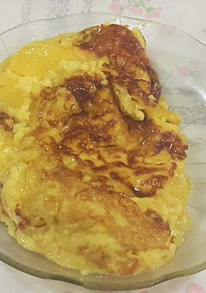 Una foto de Omelette de Fruta