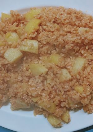 صورة لوصفة بطاطس بالارز بطريقه ماما