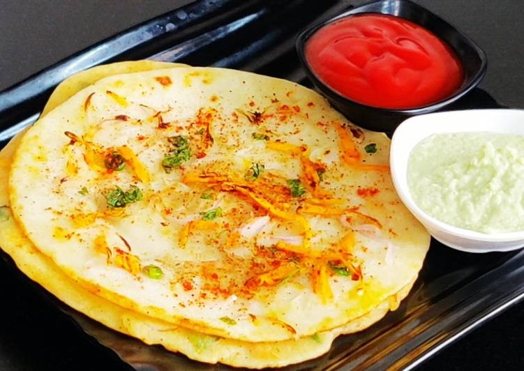 Step-by-Step Guide to Prepare Super Quick Homemade Instant Bread Onion Uttapam