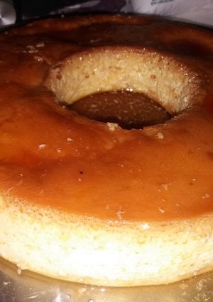 Una foto de Flan casero