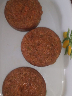 Una foto de Mini torticas de zanahoria