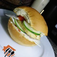 A picture of Chicken burger patties.