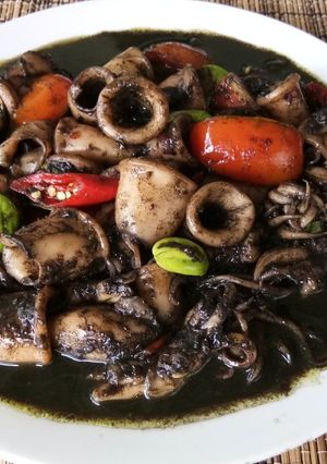 Foto resep Tumis cumi pete pedas