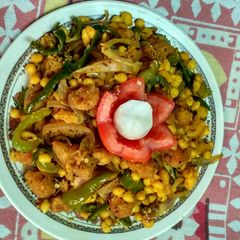 A picture of Mungra bundi ki sabji.
