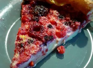 Une photo de Clafoutis aux fruits rouges