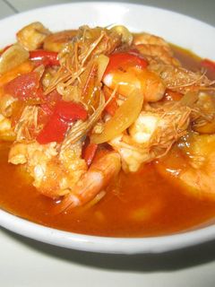 Foto resep Udang mentega pedas
