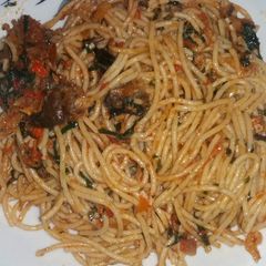 A picture of Veg. Spaghetti.