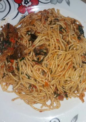 A picture of Veg. Spaghetti.