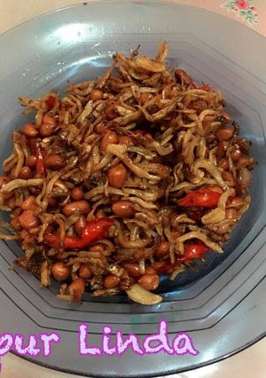 Foto resep Oseng Kacang dan Teri Asin