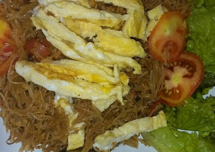 Bagaimana mengolah Bihun Goreng Coklat NON MSG yang Enak Banget