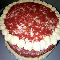 A picture of Red velvet cake.