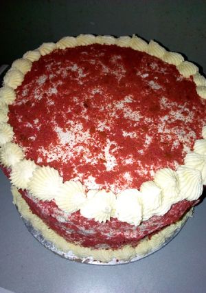 A picture of Red velvet cake.