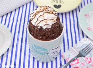 Una foto de Mug cakes de nutella