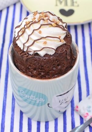 Una foto de Mug cakes de nutella