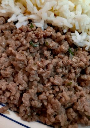 Una foto de Carne molida a la Rita