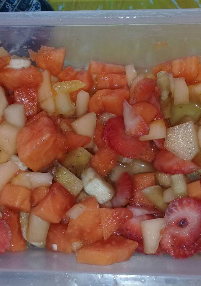 Una foto de Ensalada de frutas
