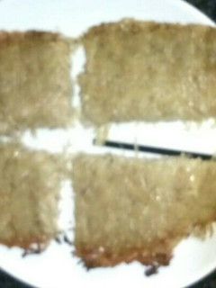 Una foto de Crujiente de patata relleno de paté de berenjenas