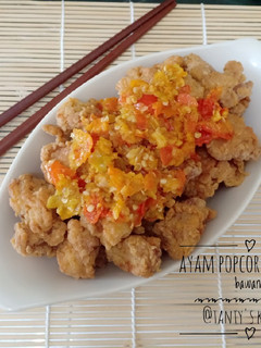 Foto resep Ayam Popcorn Sambal Bawang