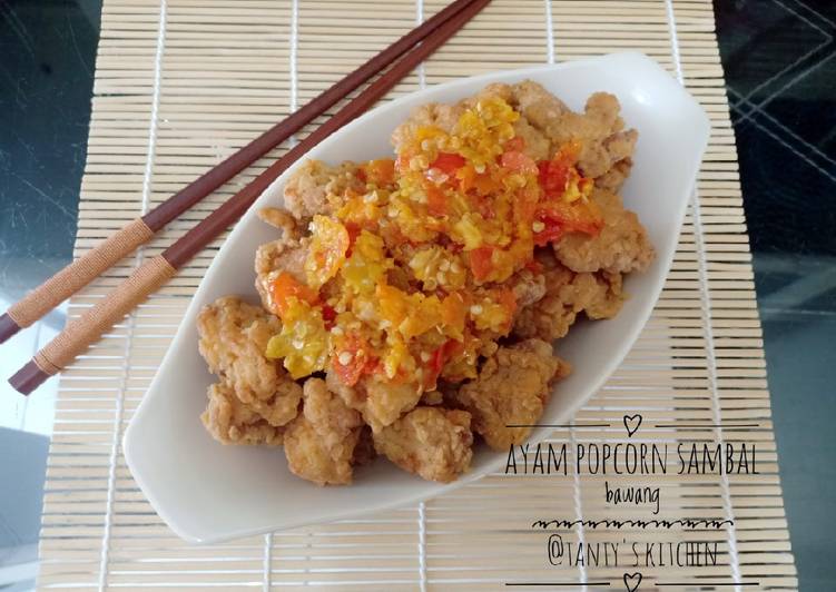 Ayam Popcorn Sambal Bawang