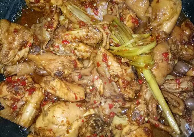 Ayam kecap ketumbar sereh