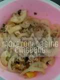 MPASI 16 month Makaroni Daging Cingcang