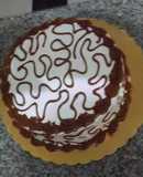 Torta de chocolate con cobertura de suspiro