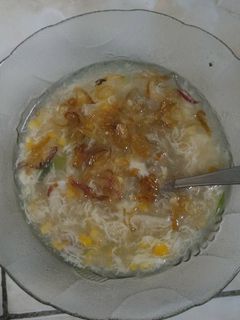 Foto resep Sop cream jagung ayam suwir