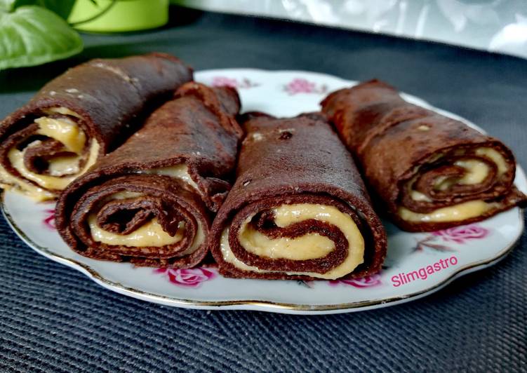 Csokis vaníliás zabpalacsinta