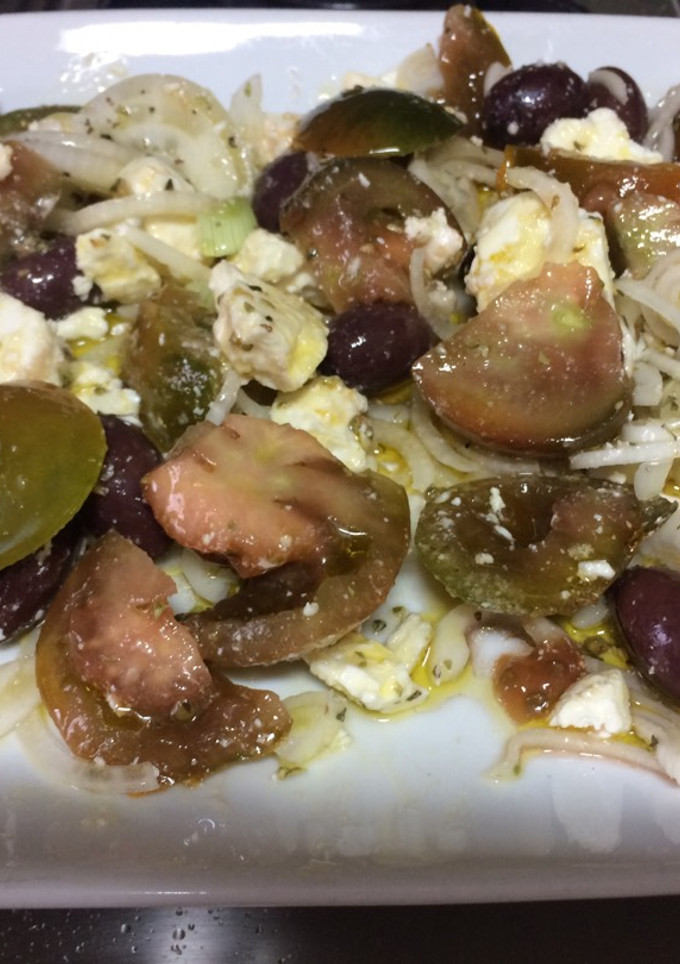 Una foto de Ensalada griega