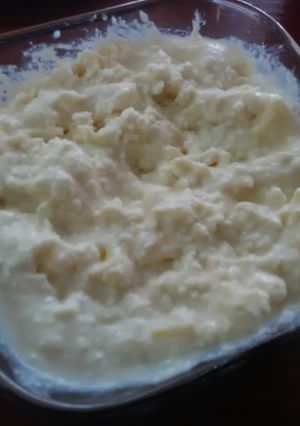Una foto de Postre de requesón (3 ingredientes)
