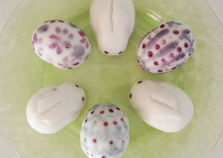 How to Prepare Super Quick Homemade Easter Rabbits and Eggs- Jouyo Manju (Wagashi)