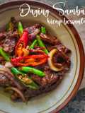 Daging sambal kicap bersantan