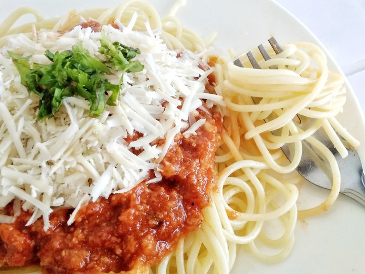 Resep Spaghetti bolognese 🍝 (Homemade Sauce) yang Menggugah Selera