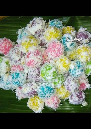 Foto resep Klepon Pelangi
