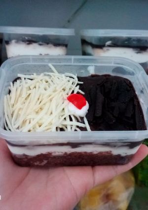 Foto resep Brownies dessert box