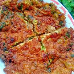 A picture of Telur Dadar Daging Rempah.