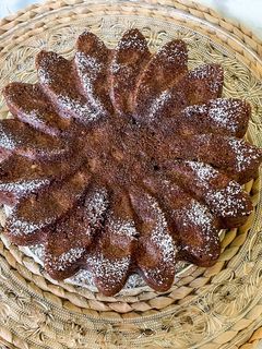 Une photo de Gâteau chocolat poires