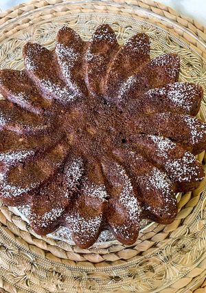 Une photo de Gâteau chocolat poires