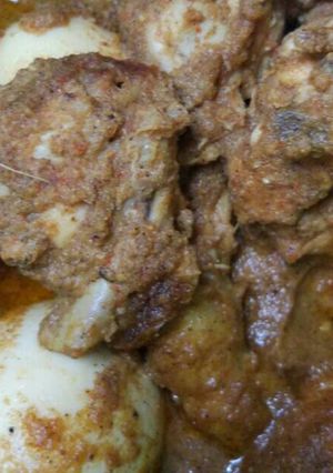 Foto resep Rendang ayam + telor