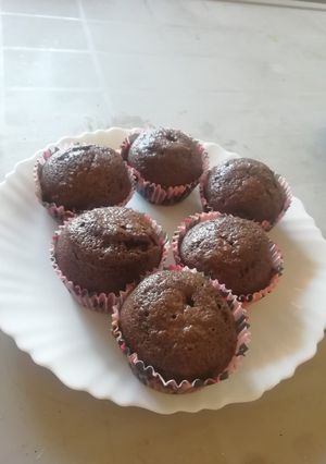 Una foto de Cupcakes de chocolate 🍫