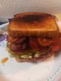 Italian Meats and Egg Sandwich