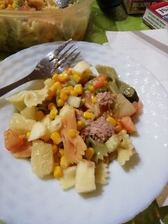 Una foto de Pasta de colores