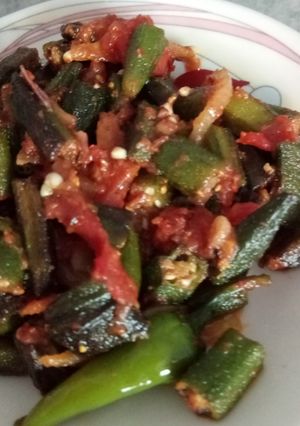 A picture of Masala Bhindi.