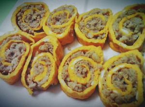 Hình của món Trứng cuộn thịt.