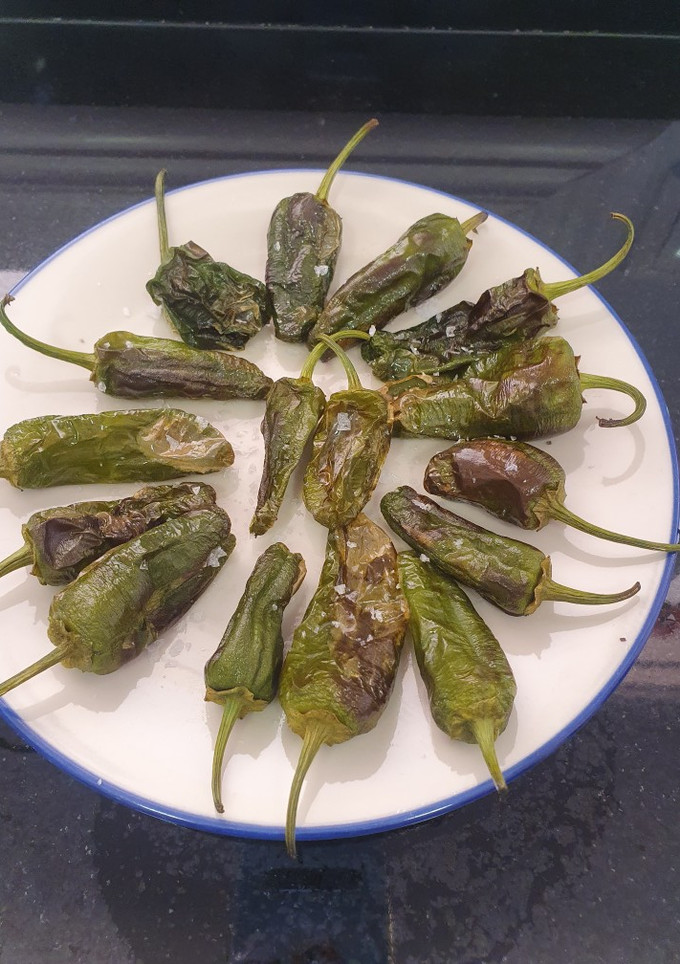 Una foto de Pimientos de padrón en airfryer Cosori